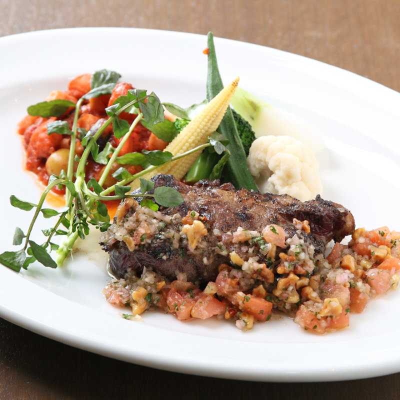 和牛のグリル　タパス仕立て(会席イタリアン Ohashi 銀座店)