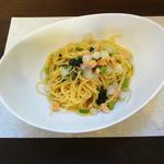 かぶとサーモンのパスタ(Little cucina Yume )