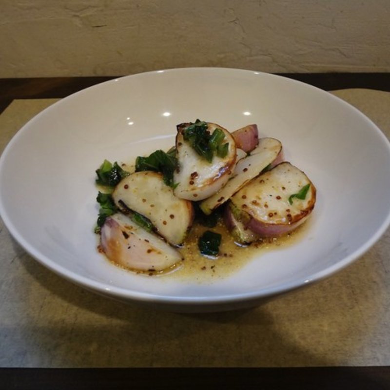 焼きカブのマスタード(Little cucina Yume )