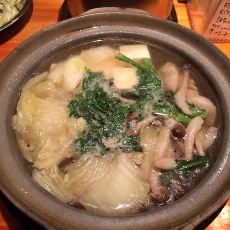 鶏肉と湯豆腐焼き(串猿 Z(千駄木))