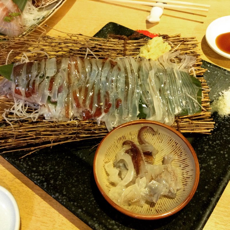 やりいか刺し(イカセンター新宿総本店)