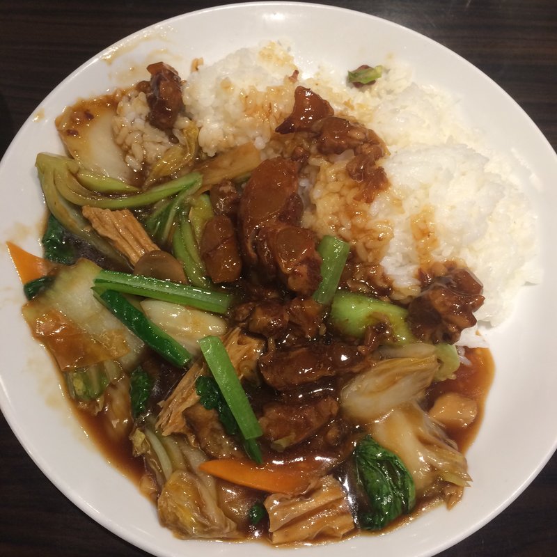豚バラあんかけご飯(香港ロジ 原宿店)