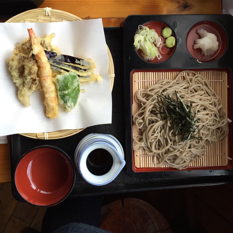 天ざる 大盛り(そば処 一水)