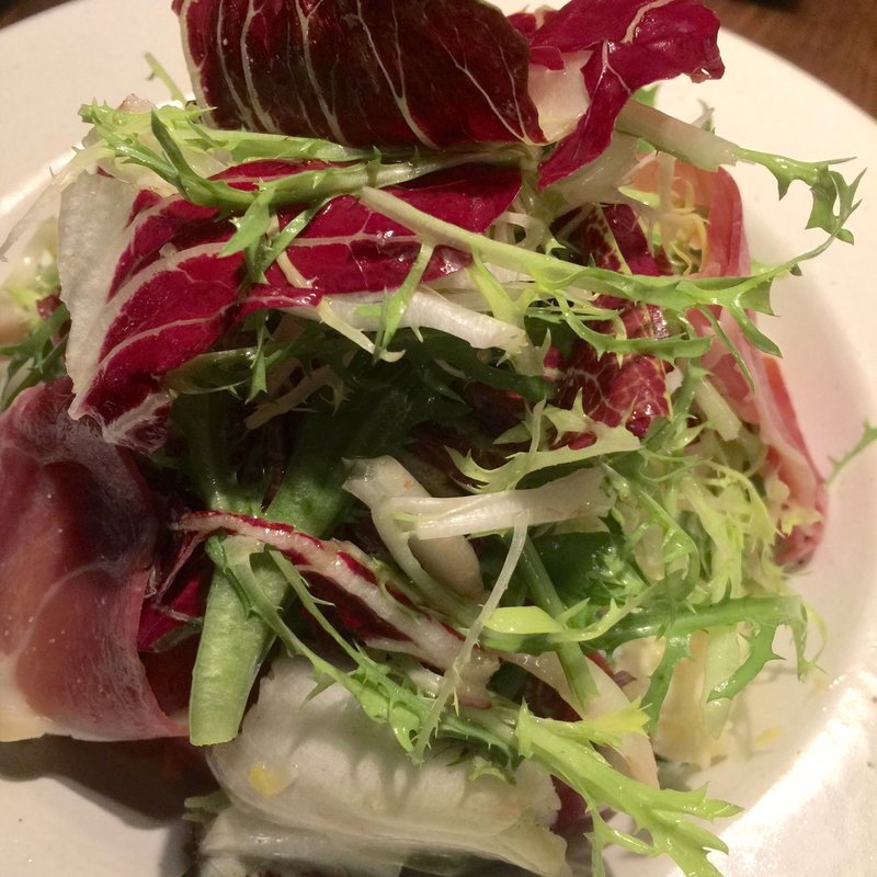 糸島野菜サラダ 生ハムと(ぶぁん)