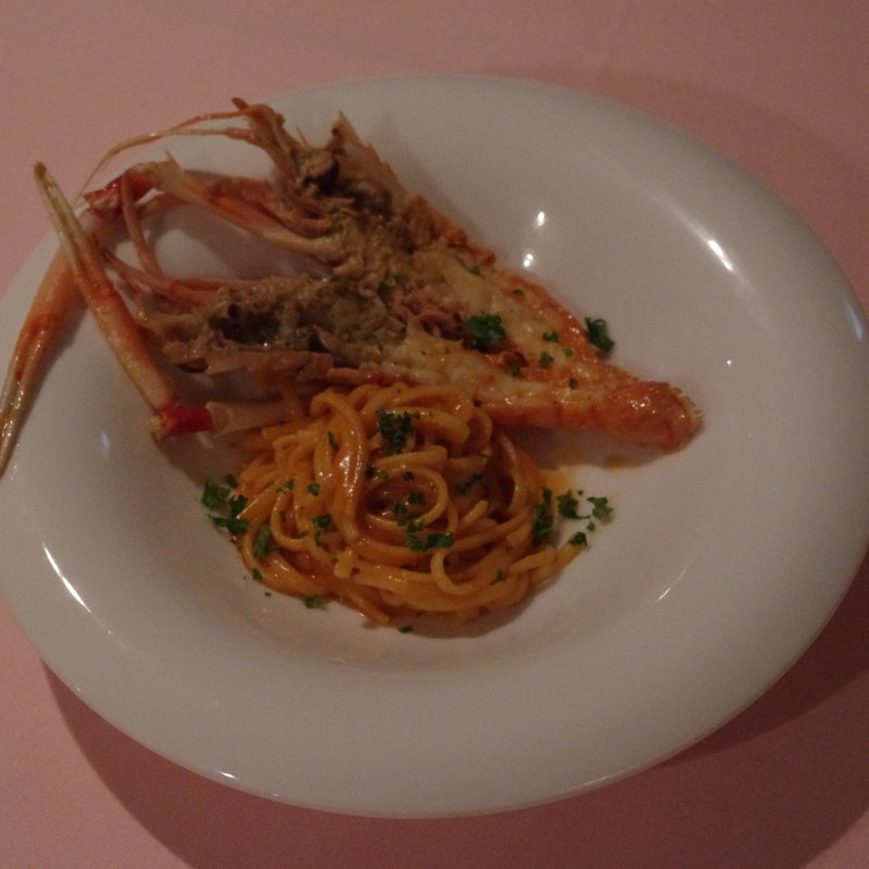 手長海老のトマトクリームソースのリングイネ(ＲＩＺＴＩＡＲＥ)