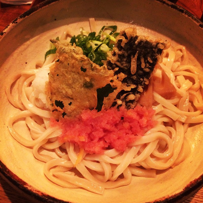 柚子明太子うどん(うどん山長 恵比寿店)