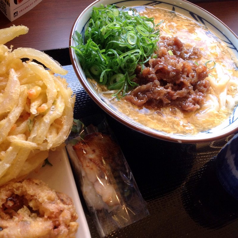 肉玉あんかけ(丸亀製麺 守山瀬古東店)