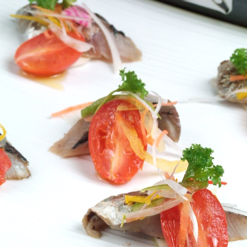 サバとトマトの前菜(イル グラーノ )