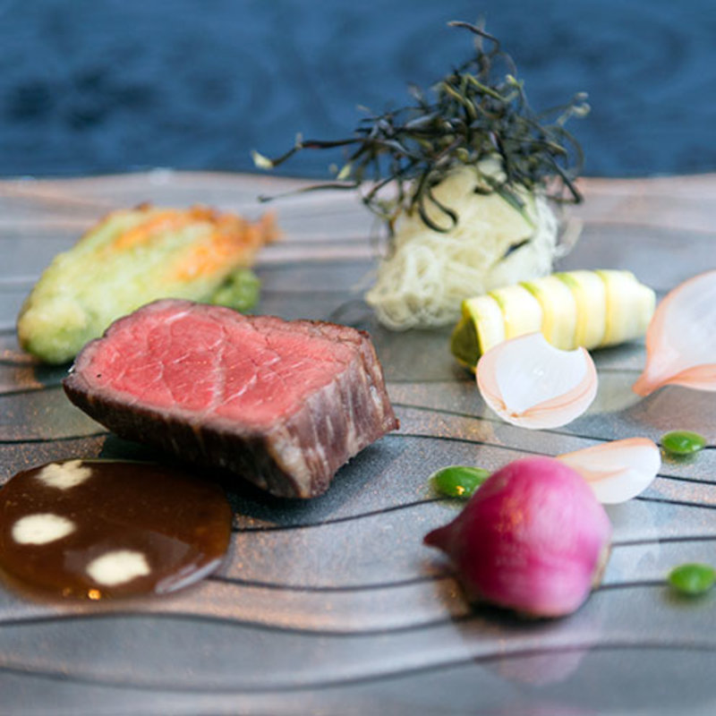 あか肉のグリル　白身のフリット(LucianoShow)