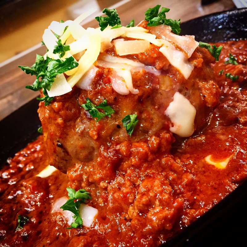 鹿肉100%ハンバーグ(南三条バル➕)