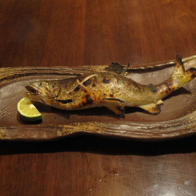 鮎の塩焼き(竜ノ声 )