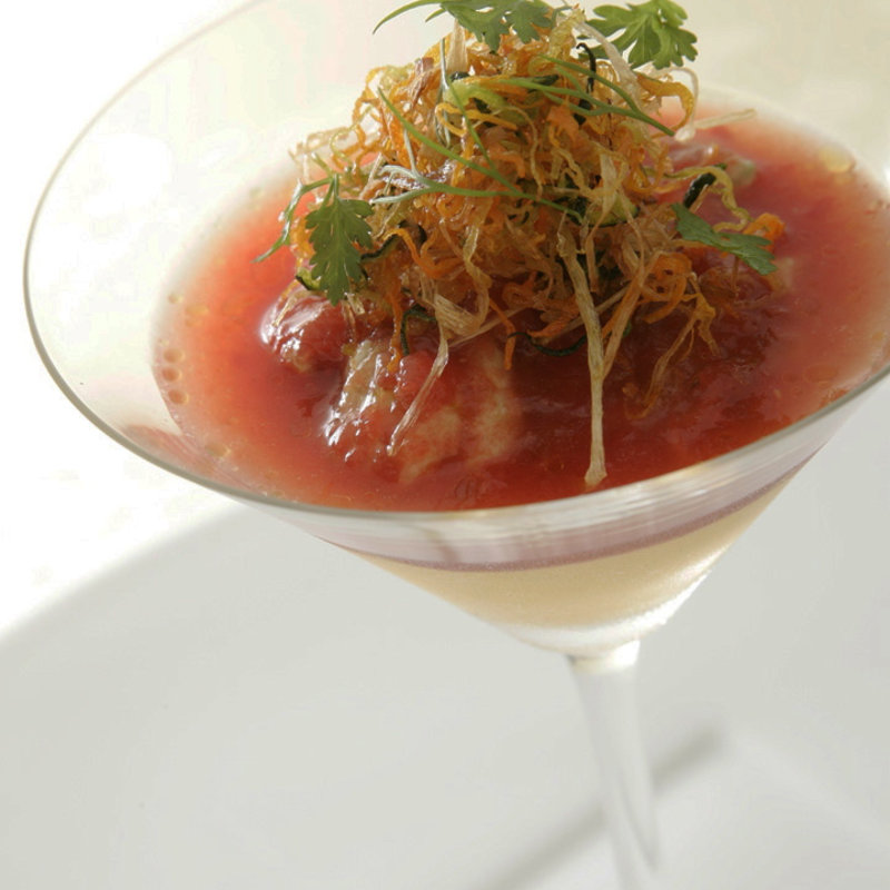 トマトと肉のカクテル(ランス・ヤナギダテ)