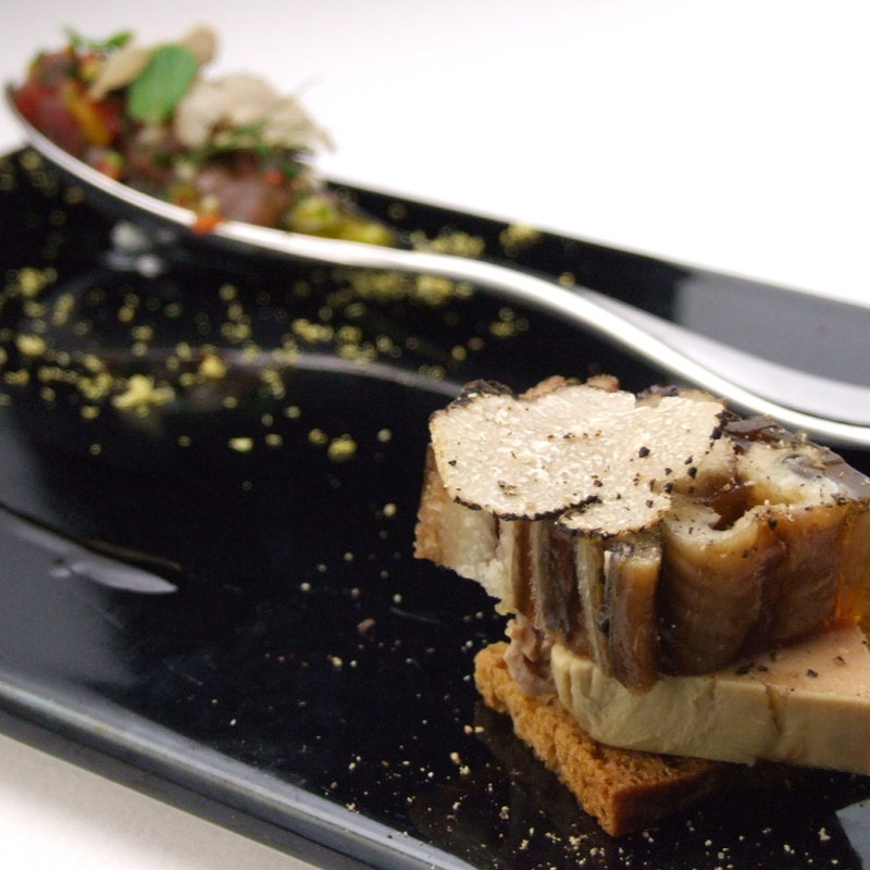 穴子のジュレとテリーヌ(ランス・ヤナギダテ)