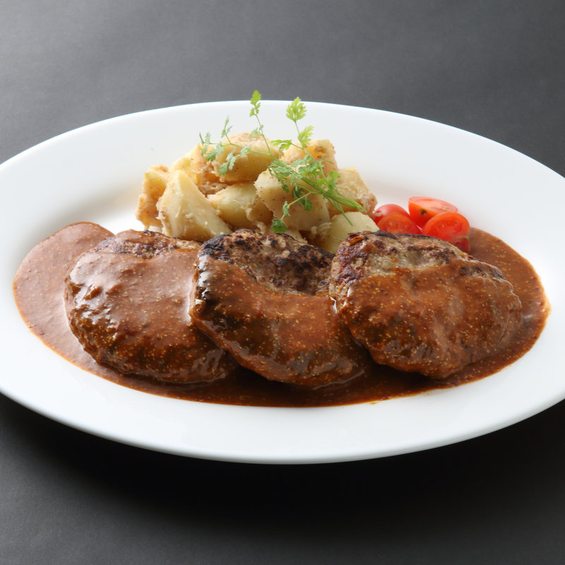 吊るし熟成短角牛のハンバーグ(ワインバル ラフ 渋谷店)