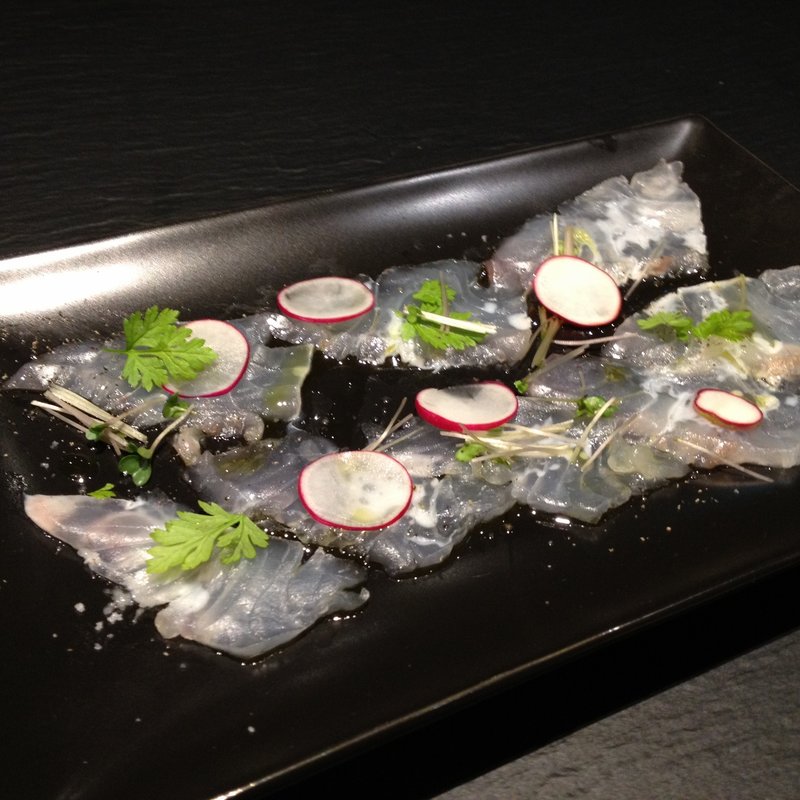 白身魚のカルパッチョ(ルーツ　ロッポンギ （ROOTS 　ROPPONGI）)