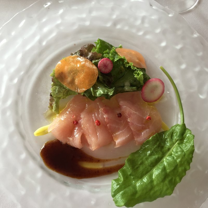 白身魚のカルパッチョ(LA MAREE DE CHAYA 葉山本店 )
