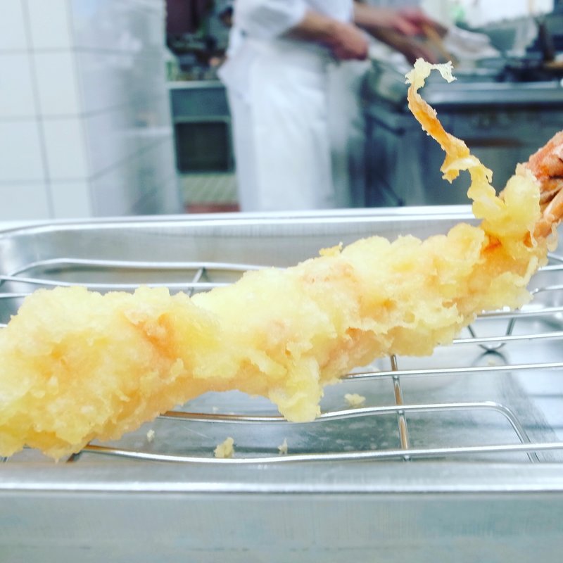 天ぷら定食(天麩羅処ひらお 貝塚店)