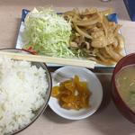 生姜焼き定食(串や 味楽)