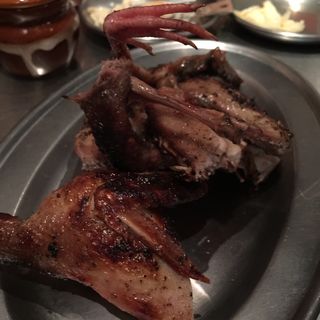 鶉 半身焼き(焼ジビエ罠 八丁堀 猪鹿小屋)