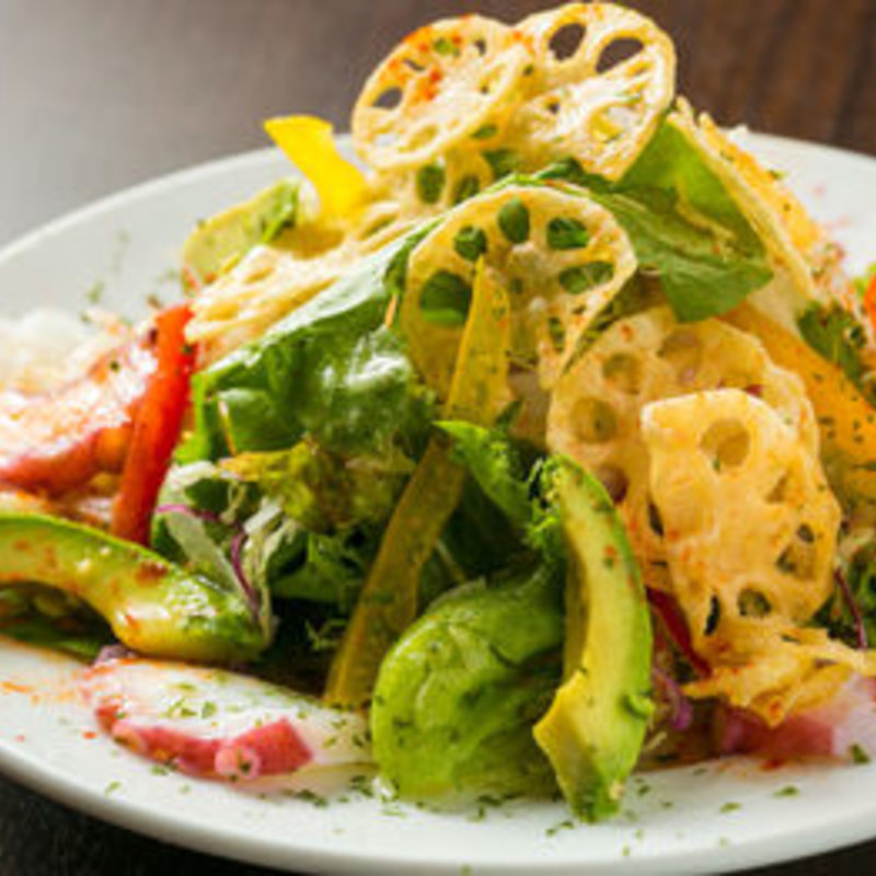 真ダコとアボカドのサラダ(旬鮮食房 猿家 千葉店 )