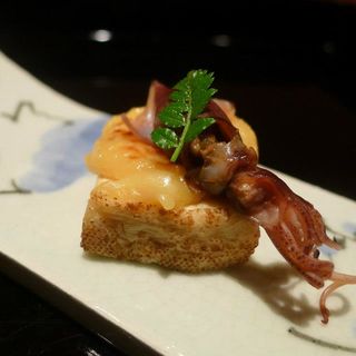 ホタルイカと焼き豆腐(礼讃)