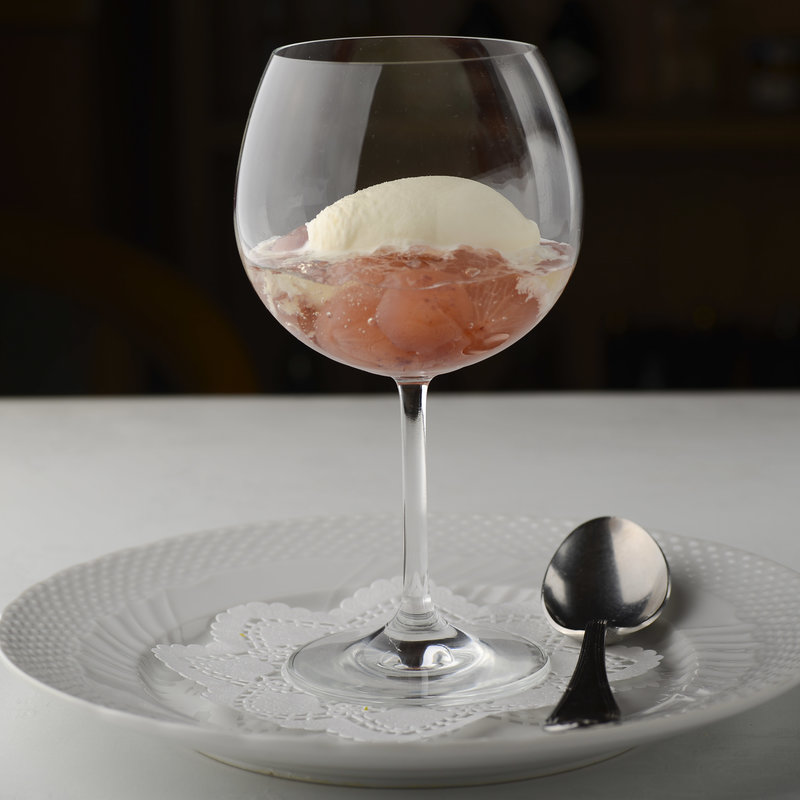 葡萄とアイスのカクテル(ラネージュ)