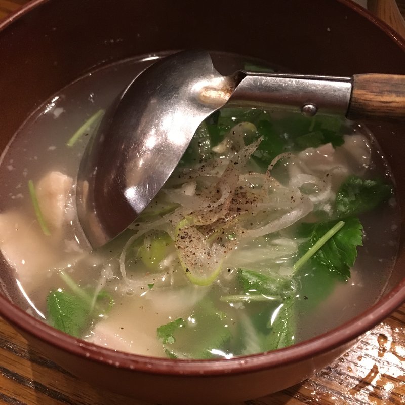 牛モツ塩煮込み(熊本牧場直営 木本商店)