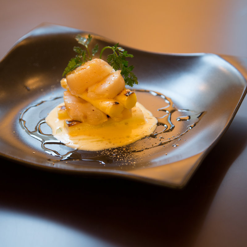 ホワイトアスパラのグリル(ラザーニャ・ラザーニャ)