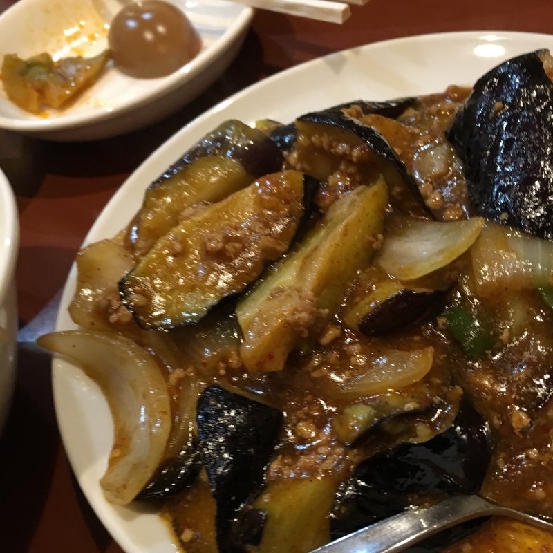 麻婆茄子(龍華楼)