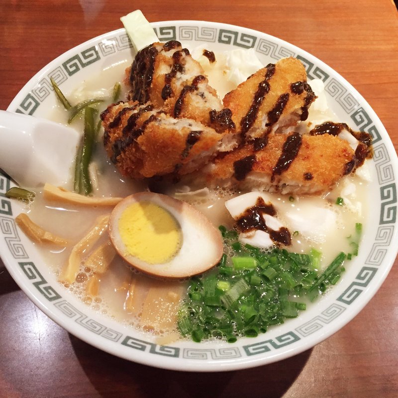 フライフィッシュペッパーラーメン(桂花ラーメン 本店 （けいからーめん）)