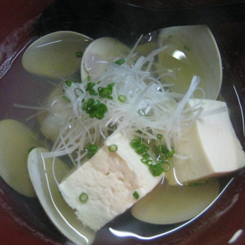 ハマグリ蒸し(さかなや 市場食堂)