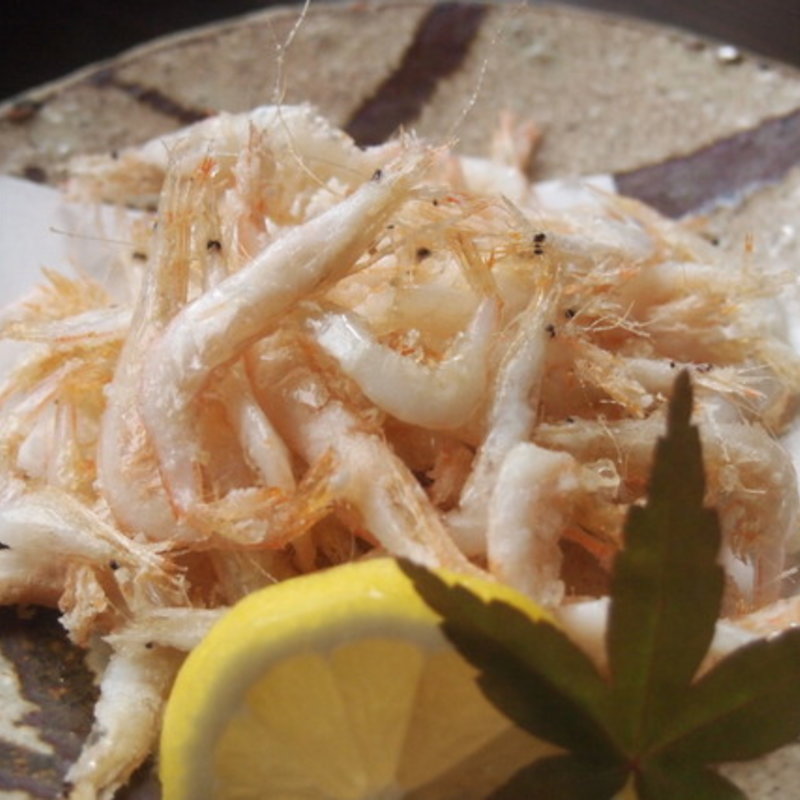 白エビの唐揚げ(さかなや 市場食堂)