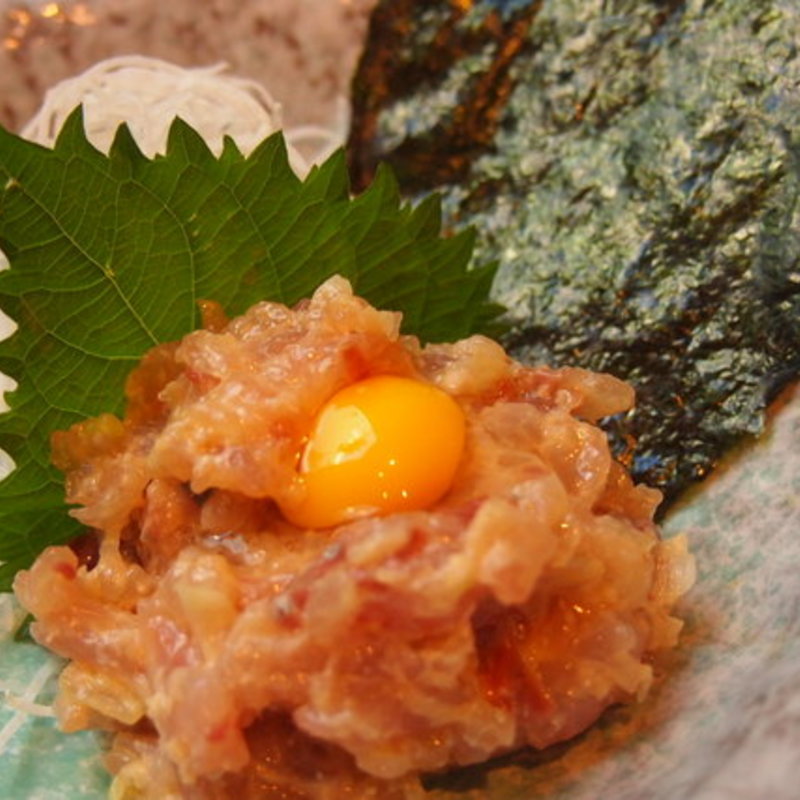 鯵のなめろう(さかなや 市場食堂)