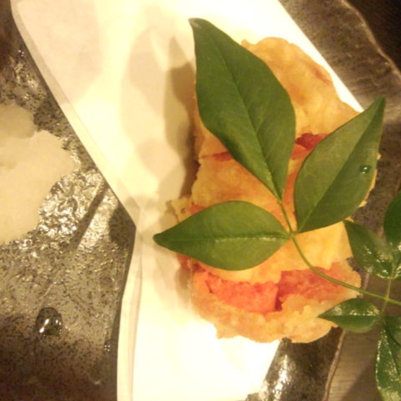 明太子の天ぷら(なつ家)