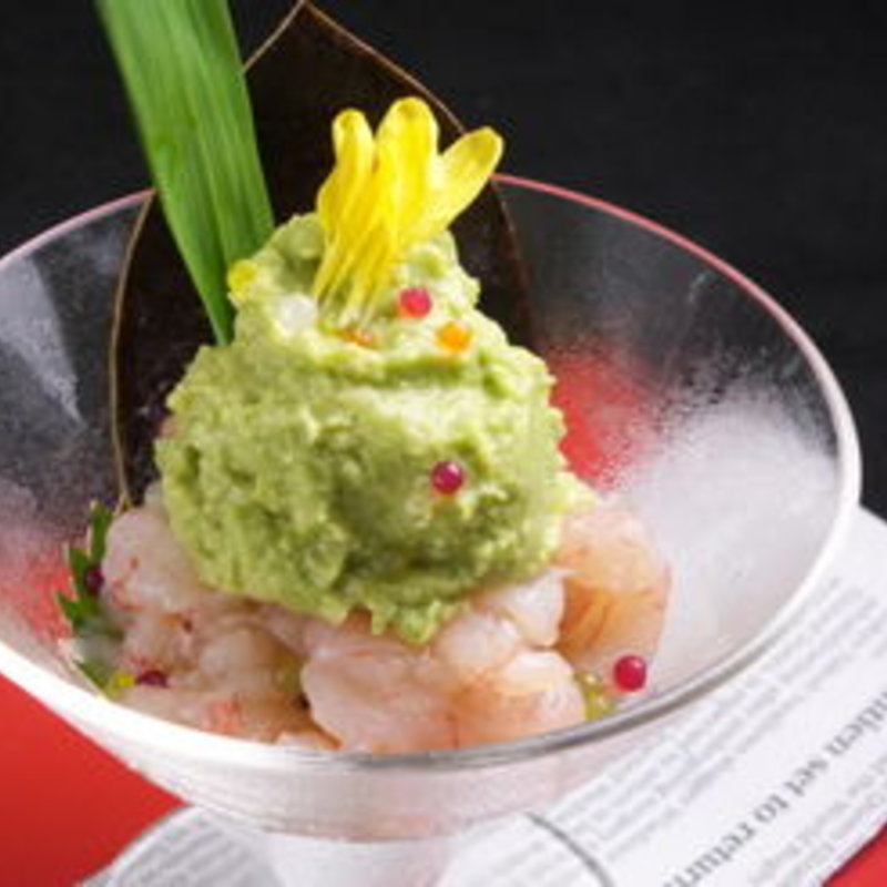 甘海老アボカドディップ(えび＆和DINING 一期邸 ichigo-tei)