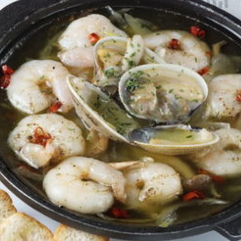 えびのアヒージョ(えび＆和DINING 一期邸 ichigo-tei)