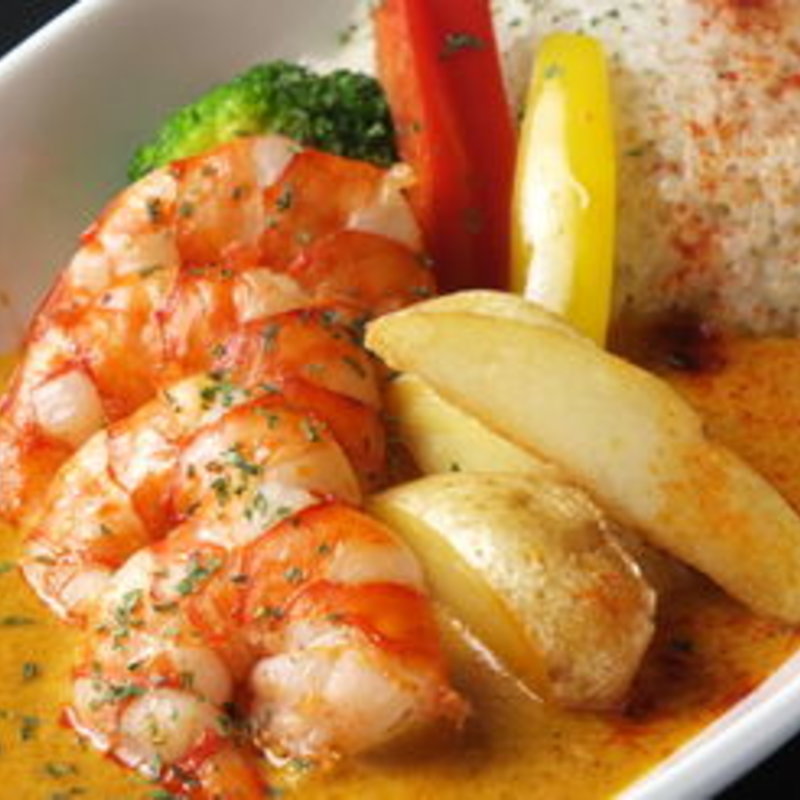 えびクリームのバターライス(えび＆和DINING 一期邸 ichigo-tei)