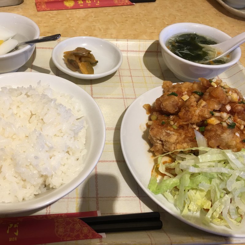 鳥の唐揚げ(中国料理 福臨門)