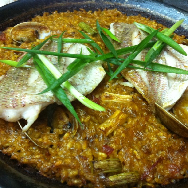 真鯛のパエリア(ラス ボカス （Las Bocas）)