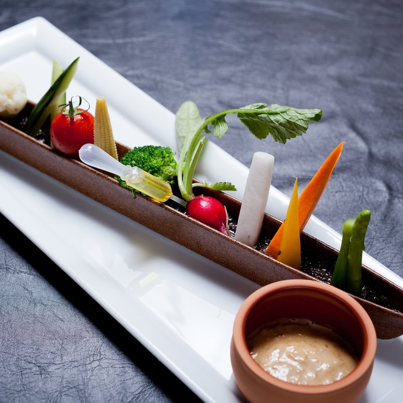 農家直送 ～スティック野菜のスタイルで～(和食 完全個室 かざね 銀座店 )