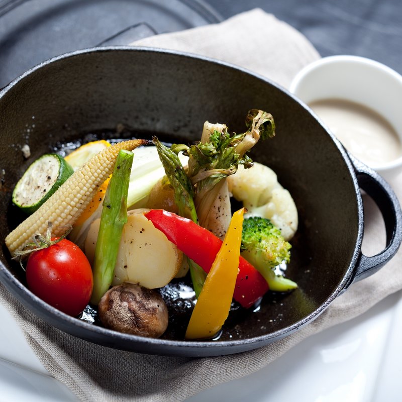 グリル野菜のバーニャカウダー(和食 完全個室 かざね 銀座店 )