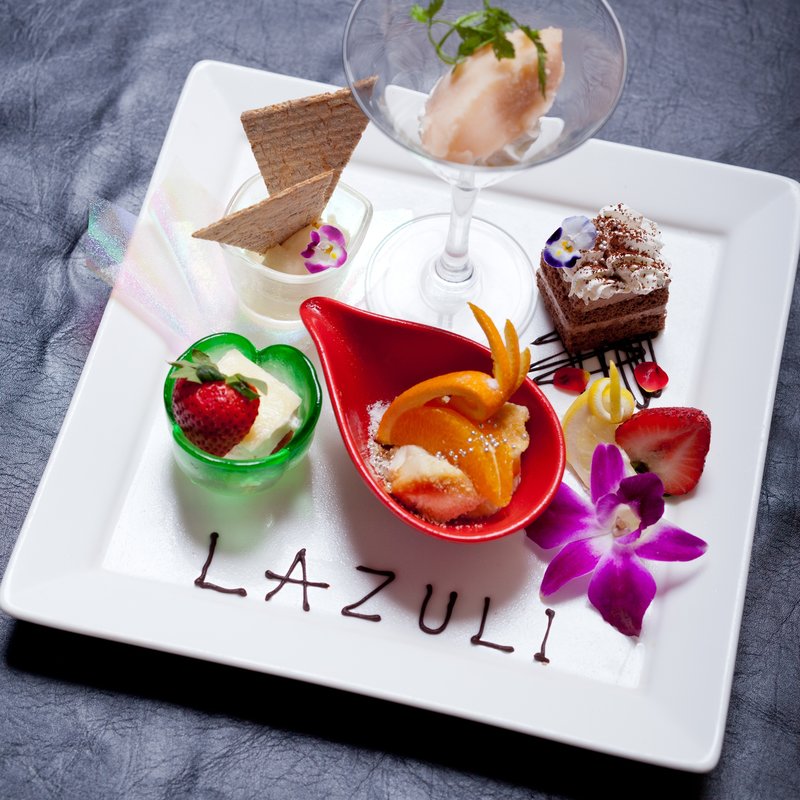 デザートの盛り合わせ(和食 完全個室 かざね 銀座店 )