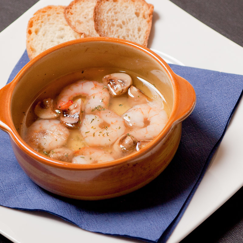 北海道産 マッシュルームと小海老のアヒージョ～(和食 完全個室 かざね 銀座店 )