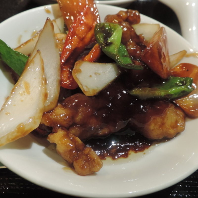 黒酢スブダ　（黒酢古老肉）(神田　天府 )