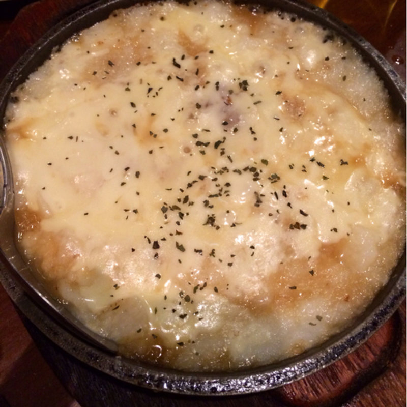 4番人気!!!山芋ステーキチーズ入り(広島焼 HIDE坊 神田店 （ひろしまやき・ひでぼう）)