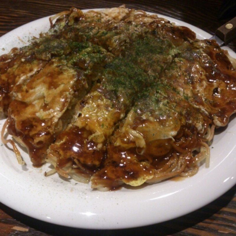 豚玉そばダブル(広島焼 HIDE坊 神田店 （ひろしまやき・ひでぼう）)