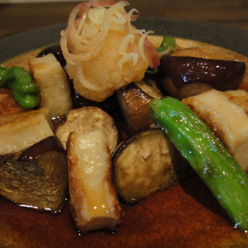 生麩と茄子のおろし和え(和味和酒KOKORI)