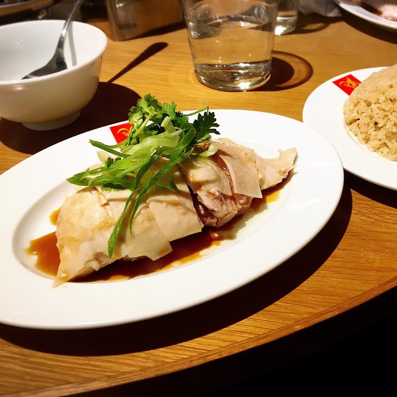 スチームチキンライス(威南記ウィーナムキー 銀座EXITMELSA店)