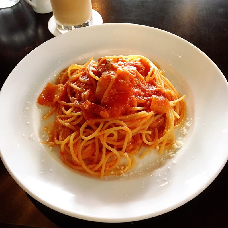 イベリコ豚のパスタ(カフェ ミケランジェロ)