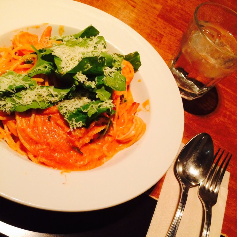 海老のトマトクリーム(ベッドフォードカフェ グリーンポイント )